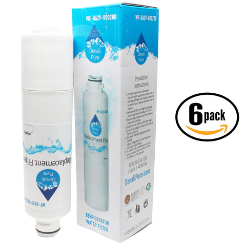 6-Pack Samsung DA29-00020B Refrigerator Water Filter Replacement