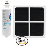5-Pack LG LT120F Air Filter & LT700P Water Filter