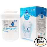 6-Pack Replacement General Electric PSS26MGPAWW Refrigerator Water Filter