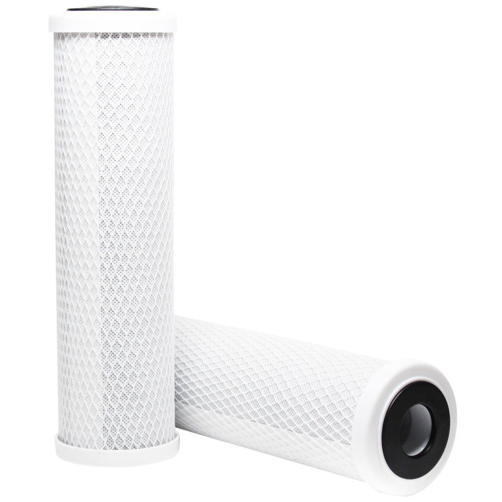 2-Pack Pentek 150558 Activated Carbon Block Filter Replacement – DenaliPure