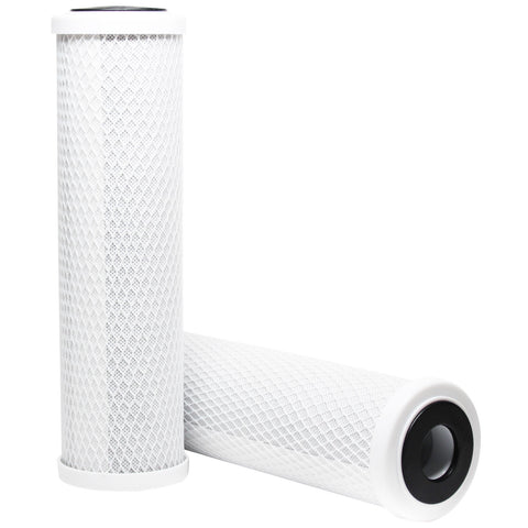 2-Pack 10" Universal Activated Carbon Block Water Filter