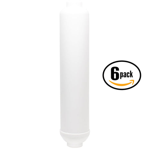 6-Pack 10" Universal Inline Water Filter Cartridge