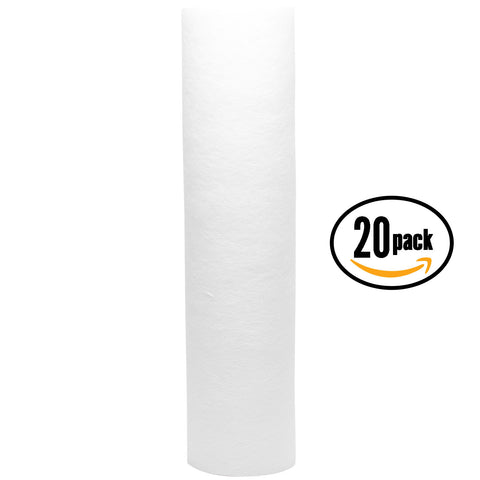 20-Pack 10" Universal Polypropylene Sediment Water Filter