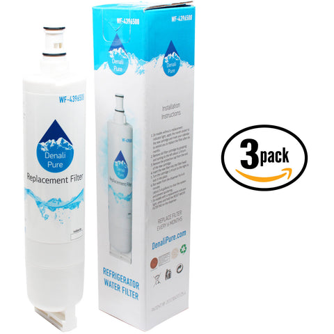 3-Pack KitchenAid 4396509 Refrigerator Water Filter Replacement – Denali  Pure