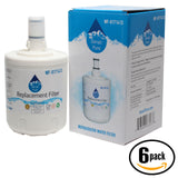6-Pack Replacement KitchenAid KTRA22ELSS01 Refrigerator Water Filter