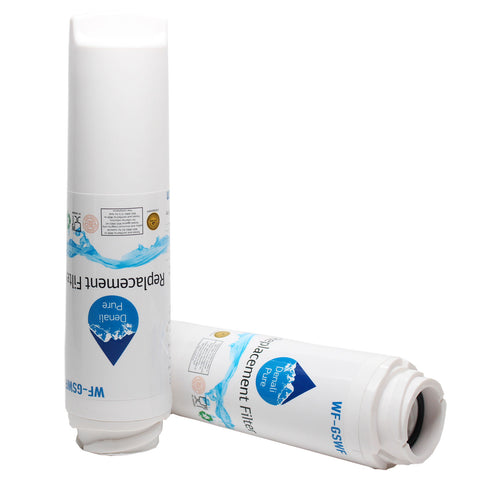 2-Pack Replacement General Electric GFSL2KEXALS Refrigerator Water Filter
