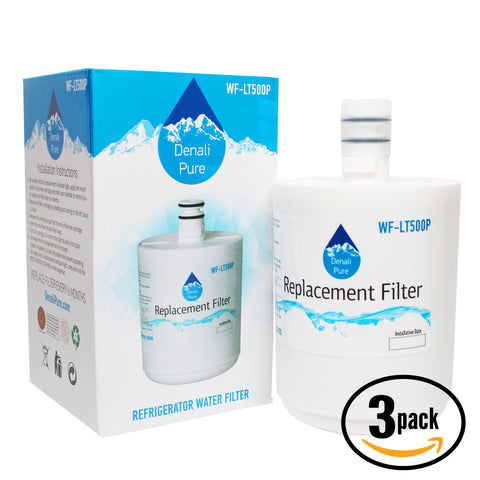 3-Pack LG LT500P Refrigerator Water Filter Replacement