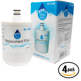 4-Pack Replacement LG LSC27925ST Refrigerator Water Filter