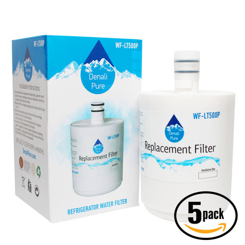 5-Pack LG LT500P Refrigerator Water Filter Replacement