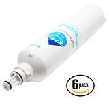 6-Pack Replacement LG LSC27950ST Refrigerator Water Filter