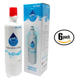 6-Pack Replacement LG ADQ36006101S Refrigerator Water Filter