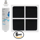 6-Pack Replacement Kenmore 79572059110 Refrigerator Water & Air Filter Kit