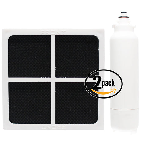 2-Pack LG LT120F Air Filter & LT800P Water Filter