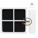 2-Pack Replacement LG LSC22991ST Refrigerator Water & Air Filter Kit