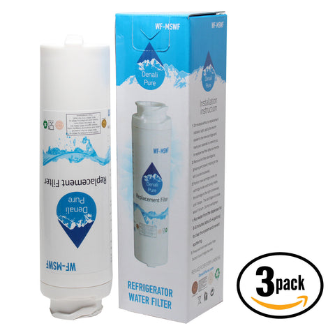 3-Pack Replacement General Electric WR02X12345 Refrigerator Water Filter