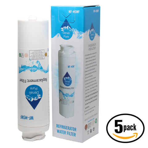 5-Pack GE MSWF Refrigerator Water Filter Replacement