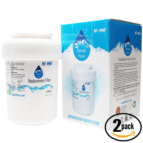 2-Pack Replacement General Electric GCE23LGWHFSS Refrigerator Water Filter