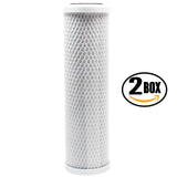 2 Boxes of H2O Distributors H2O-UCF-03 Activated Carbon Block Filter Replacement