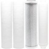 Replacement Filter Kit for PurePro G-107RA RO System - Includes Carbon Block Filter, PP Sediment Filters & Inline Filter Cartridge
