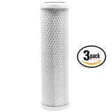 3-Pack Replacement New Wave Enviro CKC1 Activated Carbon Block Filter
