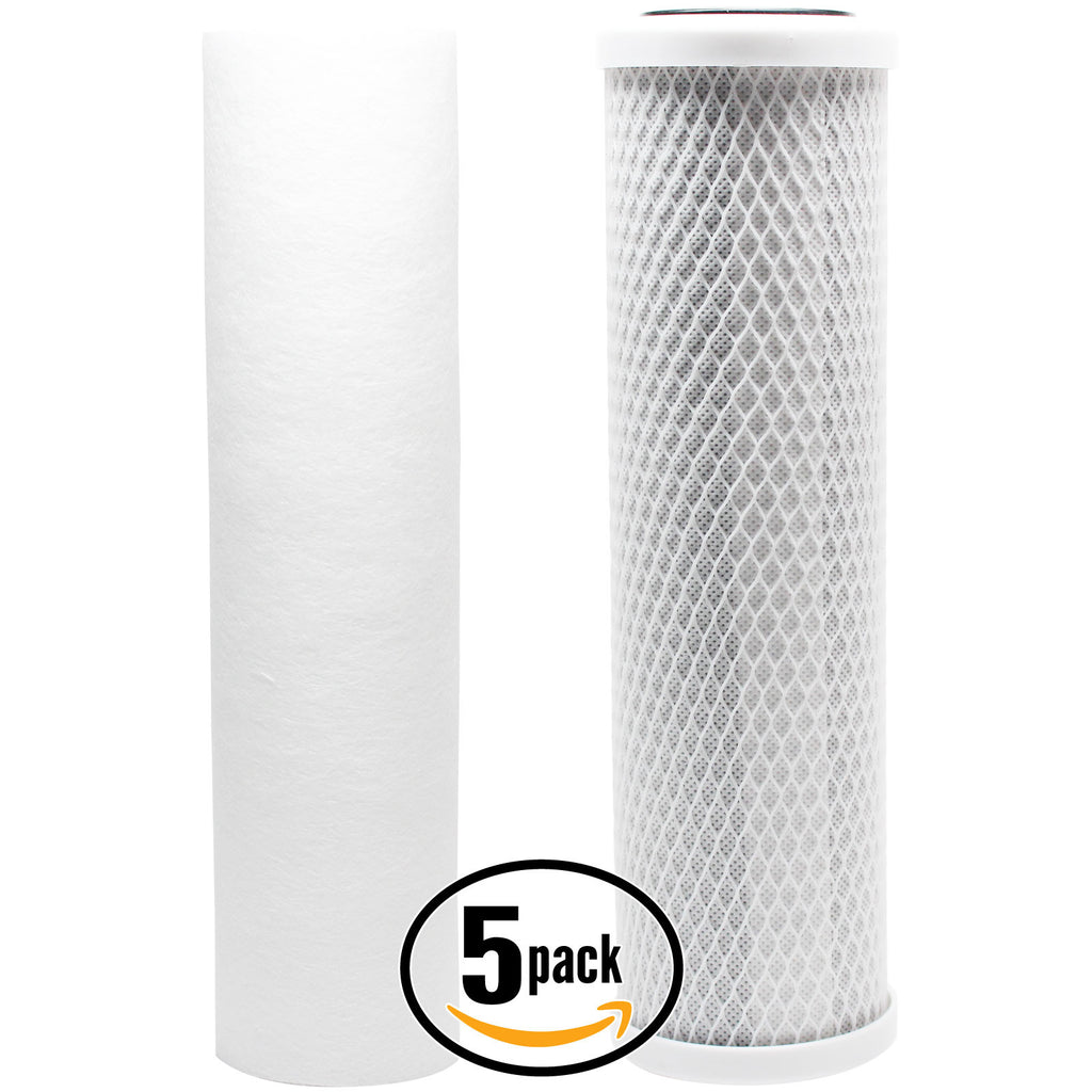 5-Pack Replacement Filter Kit for SpectraPure SP12212 RO System - Incl ...