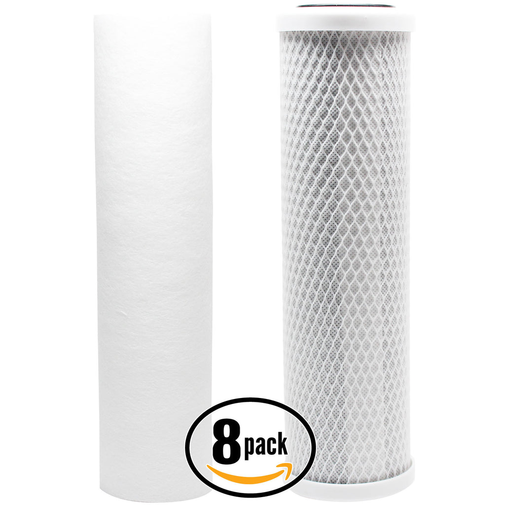 8-Pack Replacement Filter Kit for ThePerfectWater VL2SB1 RO System - I ...