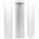 Replacement Filter Kit for Rainsoft 9596 RO System - Includes Carbon Block Filter, PP Sediment Filter & Inline Filter Cartridge