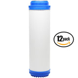 12-Pack 10" Universal Granular Activated Carbon Water Filter
