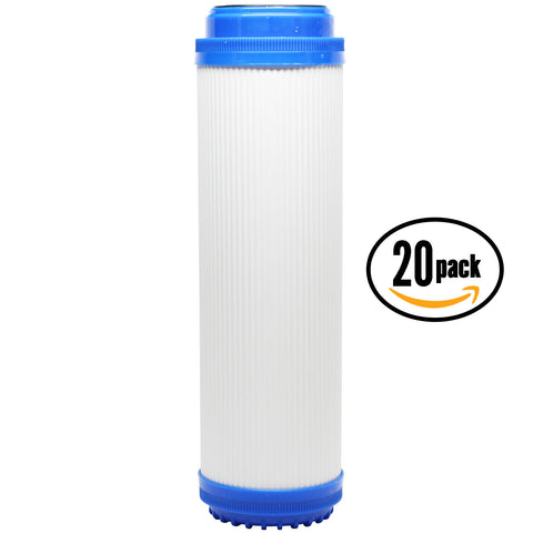 20-Pack 10" Universal Granular Activated Carbon Water Filter