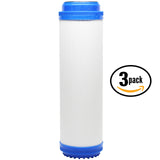 3-Pack 10" Universal Granular Activated Carbon Water Filter