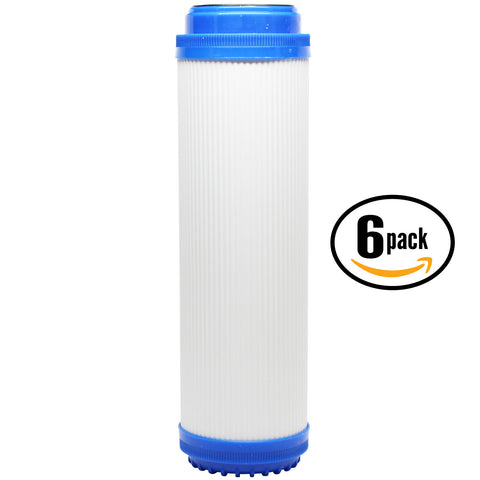6-Pack Replacement Expres Water RO5DC Granular Activated Carbon Filter