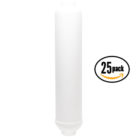 25-Pack 10" Universal Inline Water Filter Cartridge