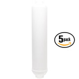 5-Pack 10" Universal Inline Water Filter Cartridge