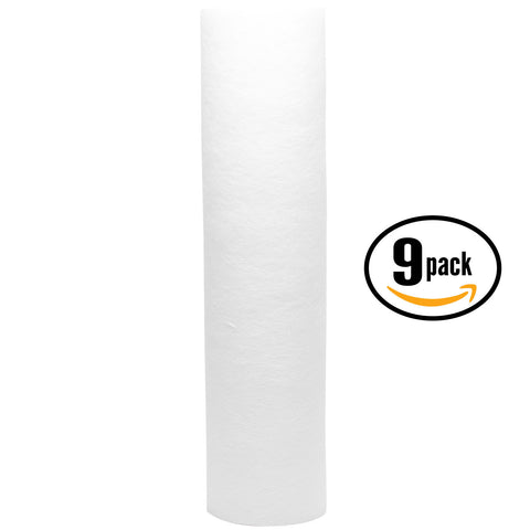 9-Pack Replacement Hydronix HF3-10WHWH34PR Polypropylene Sediment Filter