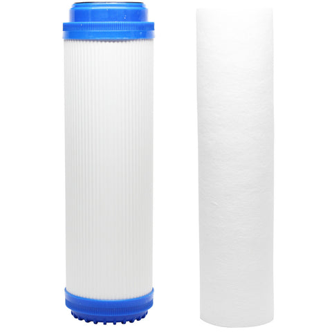 Replacement Filter Kit for Flow Pur POE12DSA1KDF RO System - Includes Polypropylene Sediment Filter & Granular Activated Carbon Filter